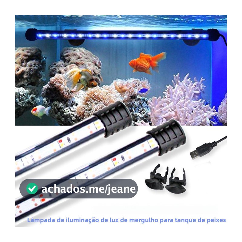 Lâmpada Subaquática Luminária Para Aquário Lâmpada LED Colorida Para Aquário/Paisagismo 110/220v