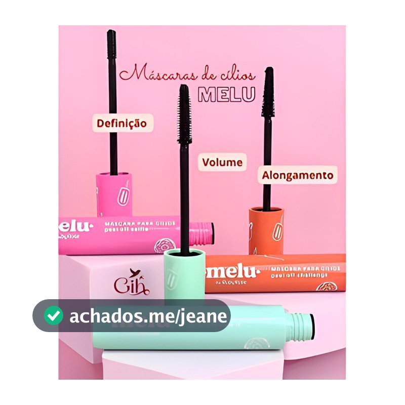 Mascara De Cilios Melu Ruby Rose Rimel Peel Off Alta Fixação-14.5g