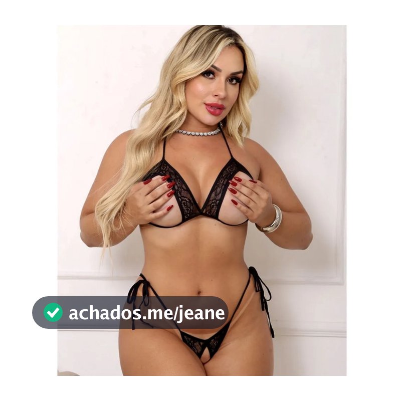 Conjunto de Lingerie de Renda Apressadinha Marido Apressado com Abertura Sexy Aberto