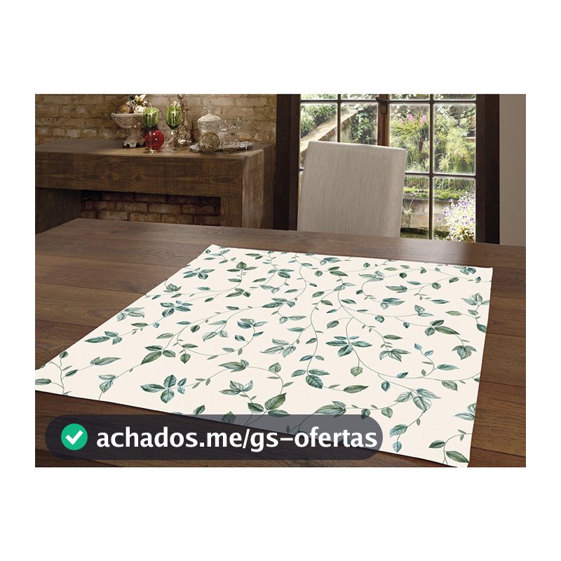 Toalha De Chá Centro Mesa Dohler Clean Limpa Fácil 78x78