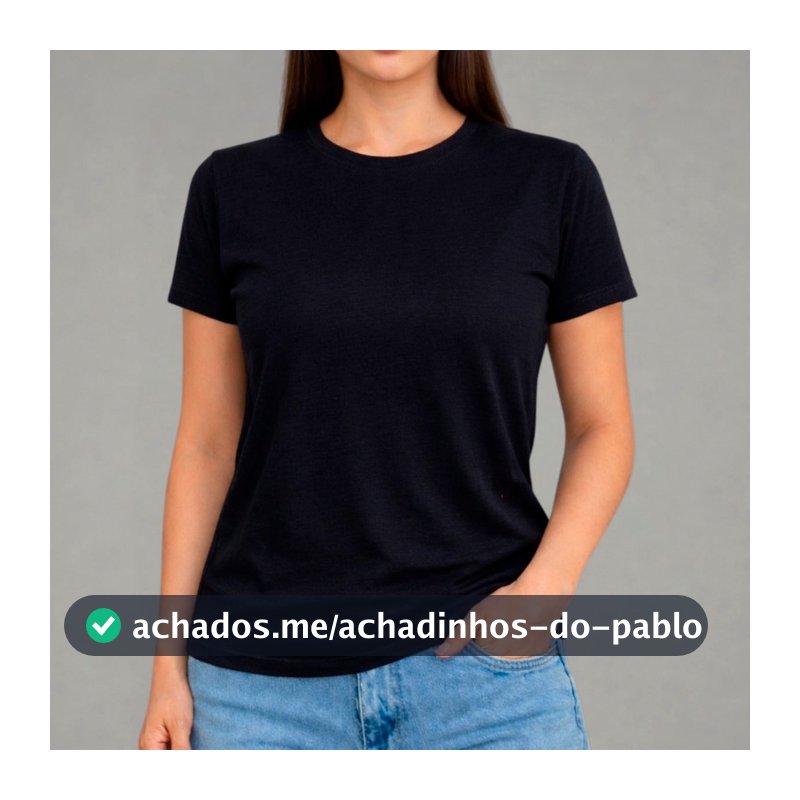 Camiseta Feminina Lisa 100% Algodão Premium Conforto Streetwear Fashion Urbano Casual Moda Diário Crt Unissex