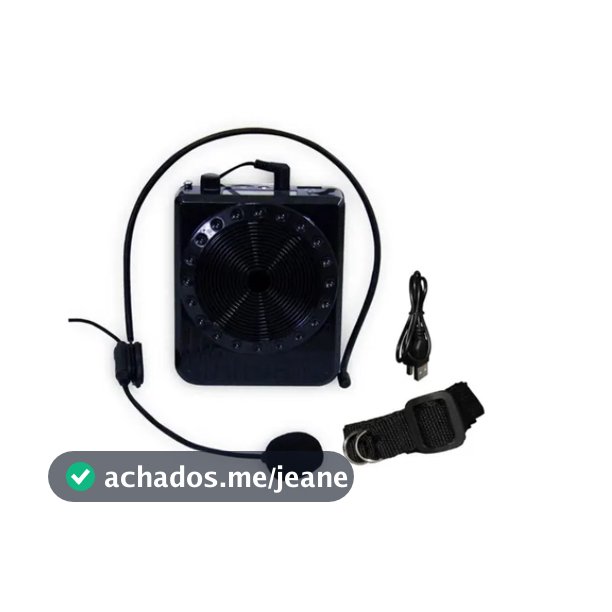 Amplificador Megafone Microfone Kit Completo Professores KD150