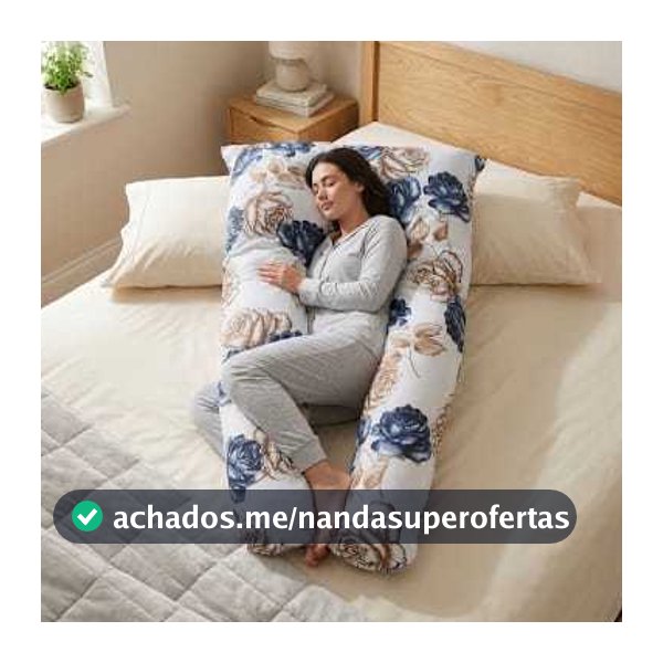 Travesseiro Gestante De Corpo Gravida Almofada Amamentação