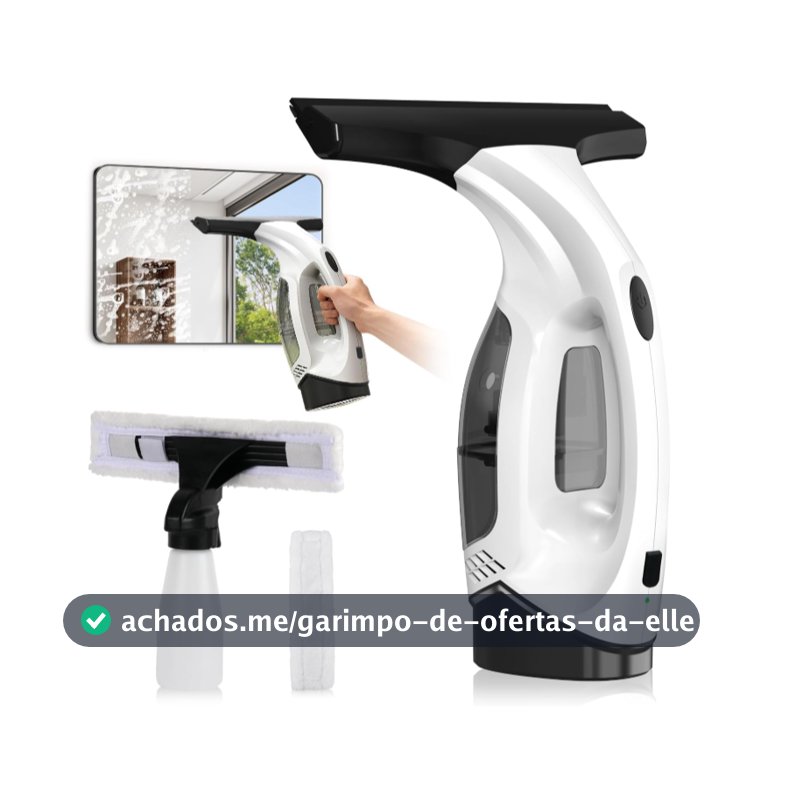 Limpador De Vidro Elétrico , Purificador De Janela Portátil Recarregável E Altamente Eficiente