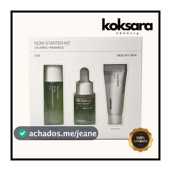Celimax The Real Noni Starter Kit(Balancing Toner 30ml,Energy Ampule 10ml,Energy Repair Cream 10ml)