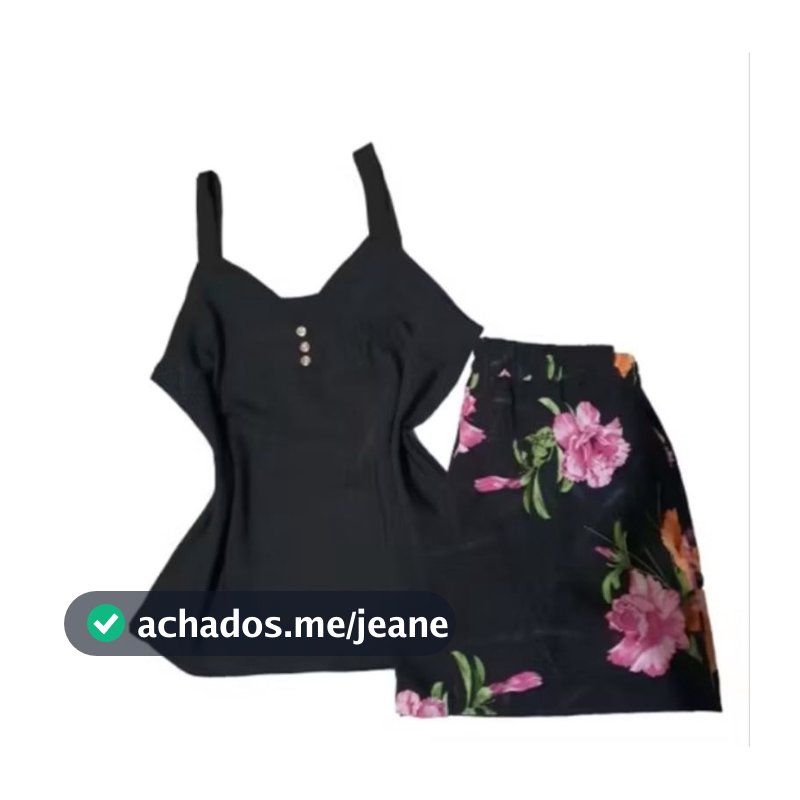 Conjunto feminino shorts e blusinha moda verão básico