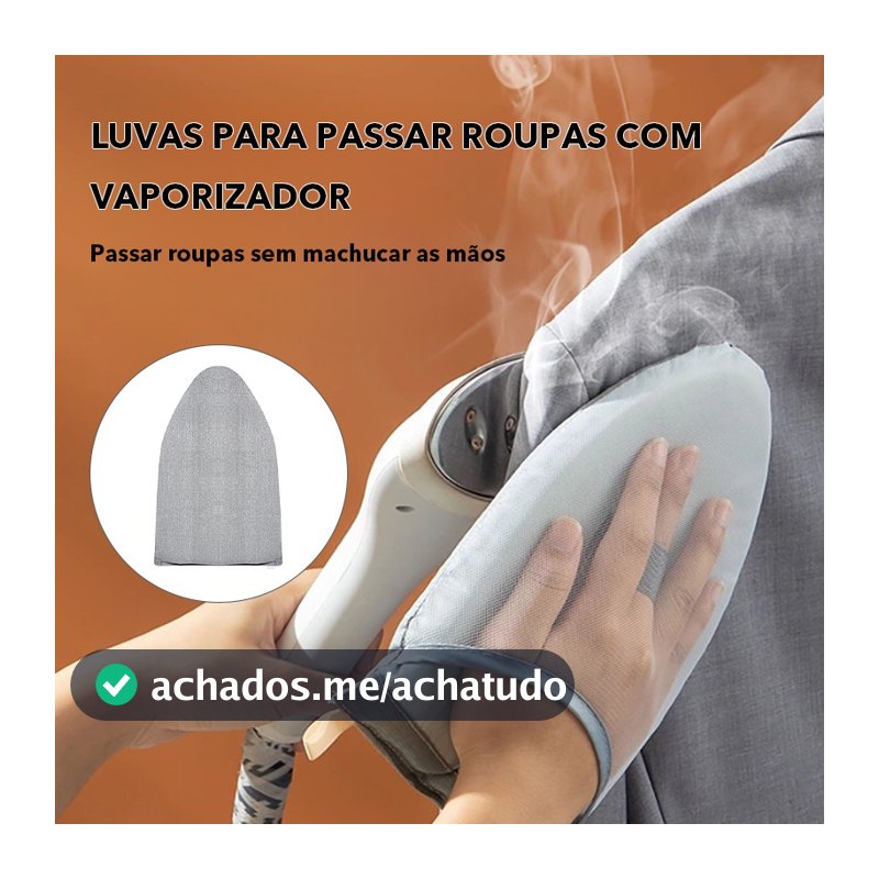 Mini Luvas De Engomar Anti-Vapor : Almofada Para Tábua De Passar Roupa Portátil E Resistente Ao Calor