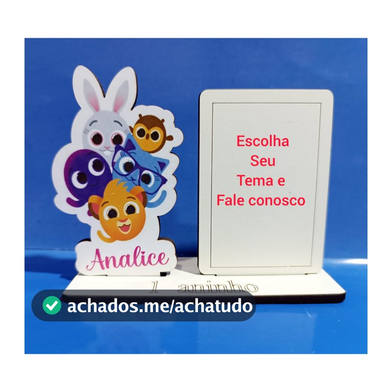 10 LEMBRANCINHAS DE ANIVERSÁRIO MINI TOTEM RETRATO PERSONALIZADA FOTO 06cm x 04 cm