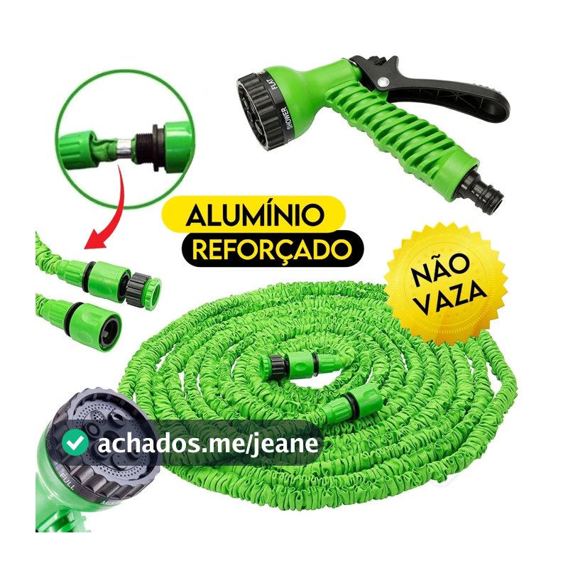 Mangueira Magica 15M/30M Com Gatilho 7 Tipos Jatos