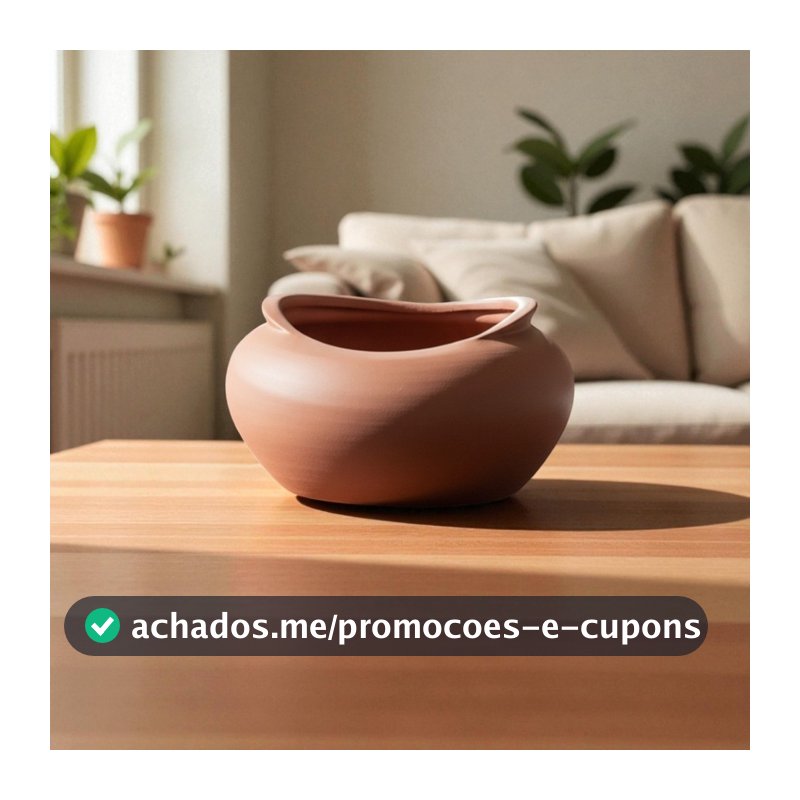 CENTRO DE MESA EM CERAMICA ENFEITE CACHEPOT CORES NEUTRAS COMBINA QUALQUER AMBIENTE