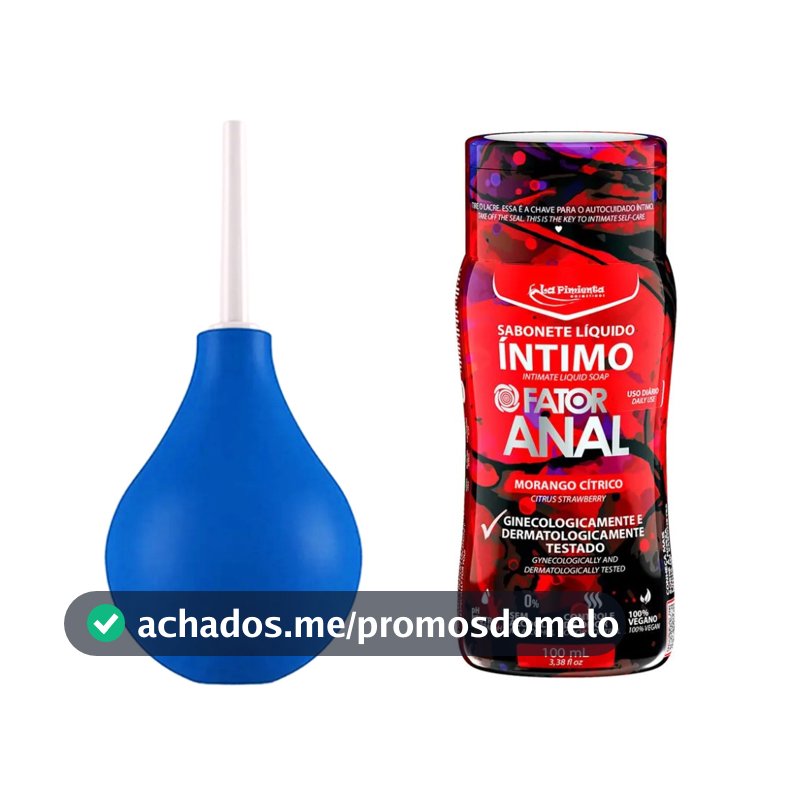 Kit Anal Ducha Higienica + Sabonete Intimo Anus