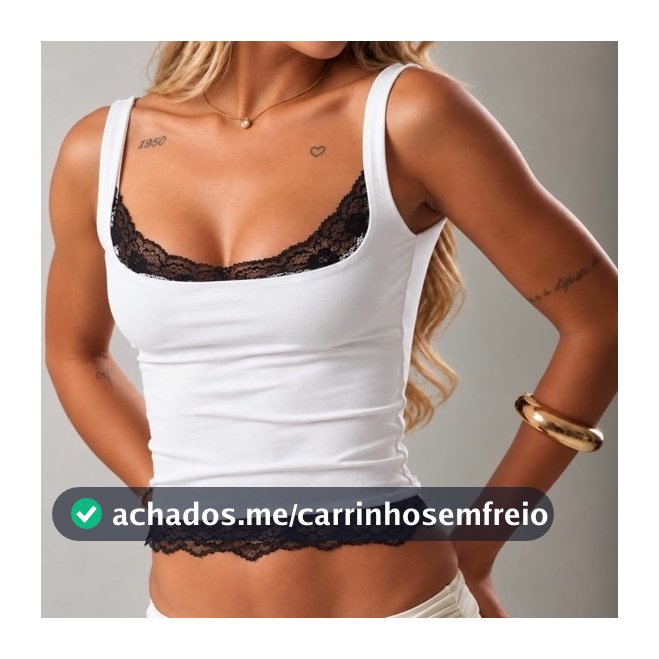 Blusinha Alcinha Suplex Rendinha Blusa Casual Renda Feminina Regata Básica Sensual Gringa Dupla Camiseta Forro Alcinha