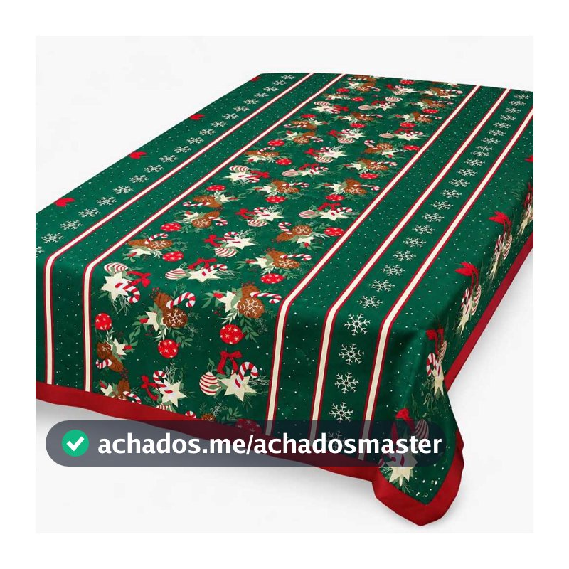 TOALHA DE NATAL OXFORD ESTAMPADO