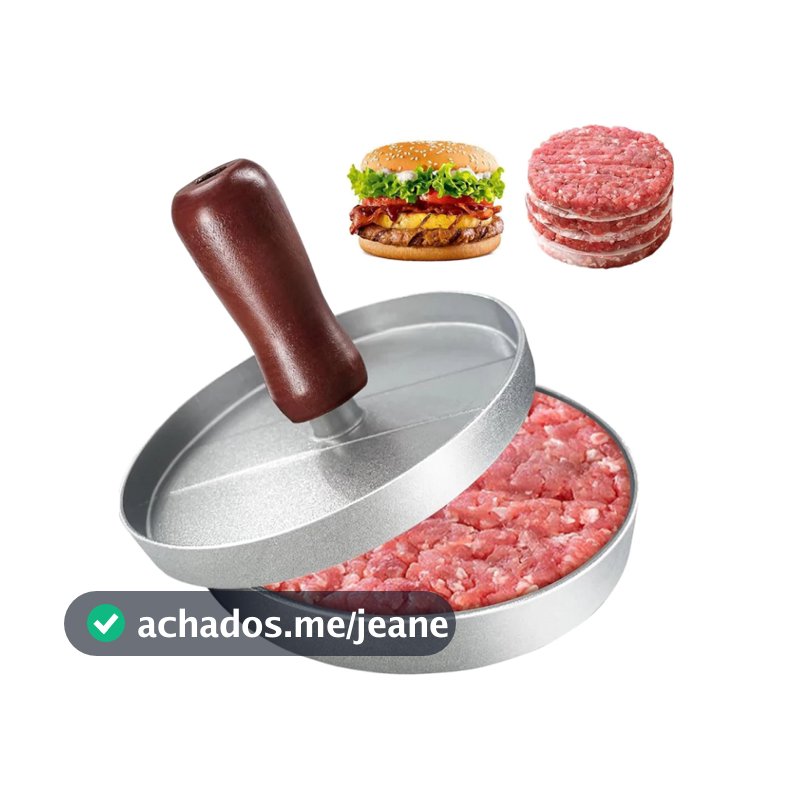 Forma Modelador De Fazer Hambúrguer 3 em 1 Caseiro Fácil E Rápido