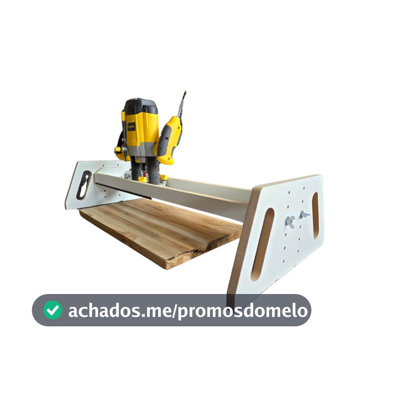 Gabarito para nivelamento de madeira para tupia de coluna de 120mm  Wood-Mi Marcenaria