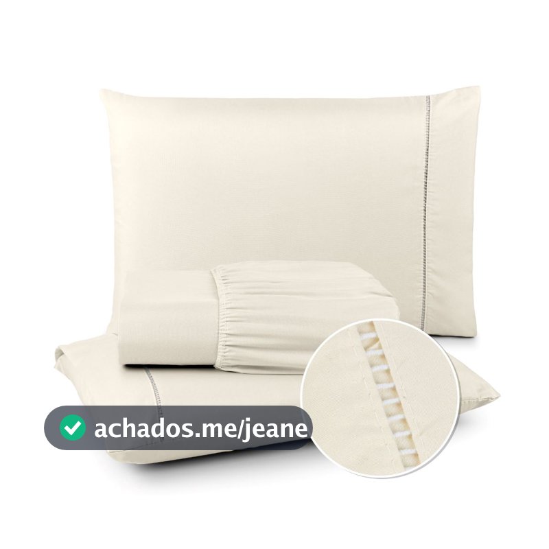 Jogo de Lençol Aconchegante 400 fios Berço Solteiro Casal Queen King 02 e 03 Peças