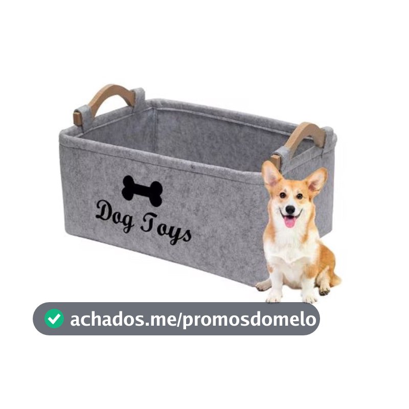 Cesto Organizador Objetos Brinquedos Pet Cachorro Gato