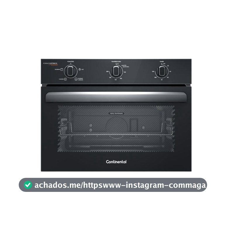 Forno de Embutir Elétrico Continental 50L com TOPLimpaFácil (OC4EM)