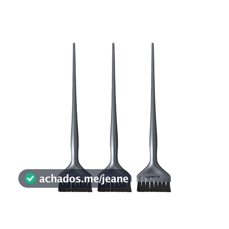 KIT 3 PINCEIS DE PRECISAO PROFISSIONAIS VERTIX