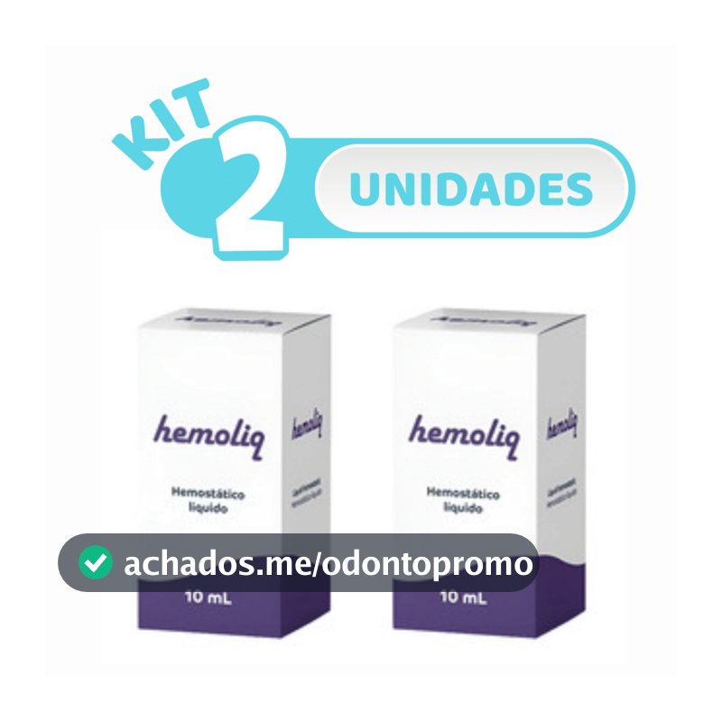 Kit 2 Hemoliq Estanca Sangramento Ação Rápida e Segura Maquira Hemostático Líquido