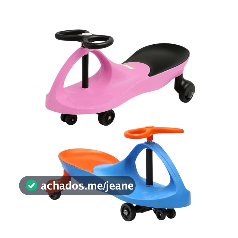 Carrinho Rolima Smart GIRA 360° Azul/Laranja e rosa/pretoTamanho 75x40x27 BULK