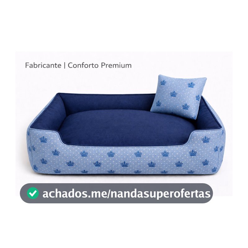 Caminha Pet Cama pra cachorro e gato pet De Luxo Fibra Tamanho P M G