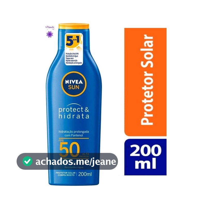 Protetor Solar Nivea Fps 50 Sun Protect - 200ml