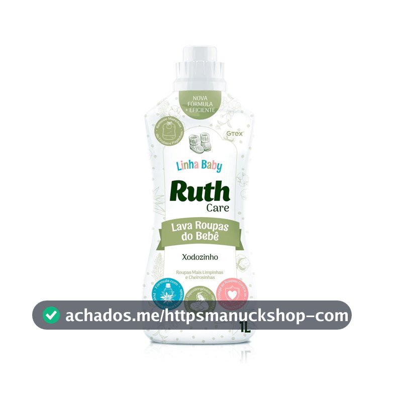 Lava Roupas Liquido Ruth Care Xodozinho - 1l