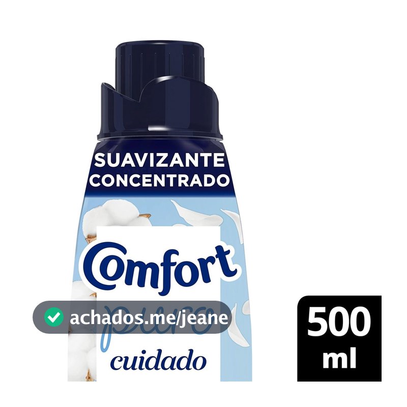 Amaciante Concentrado Comfort Puro Cuidado 500ml