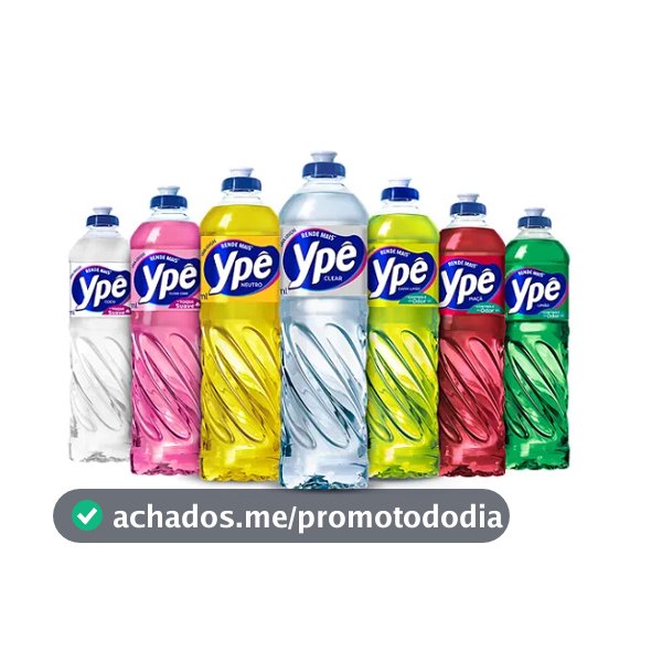 Kit 5 a 15 unidades Detergente Ype 500ml