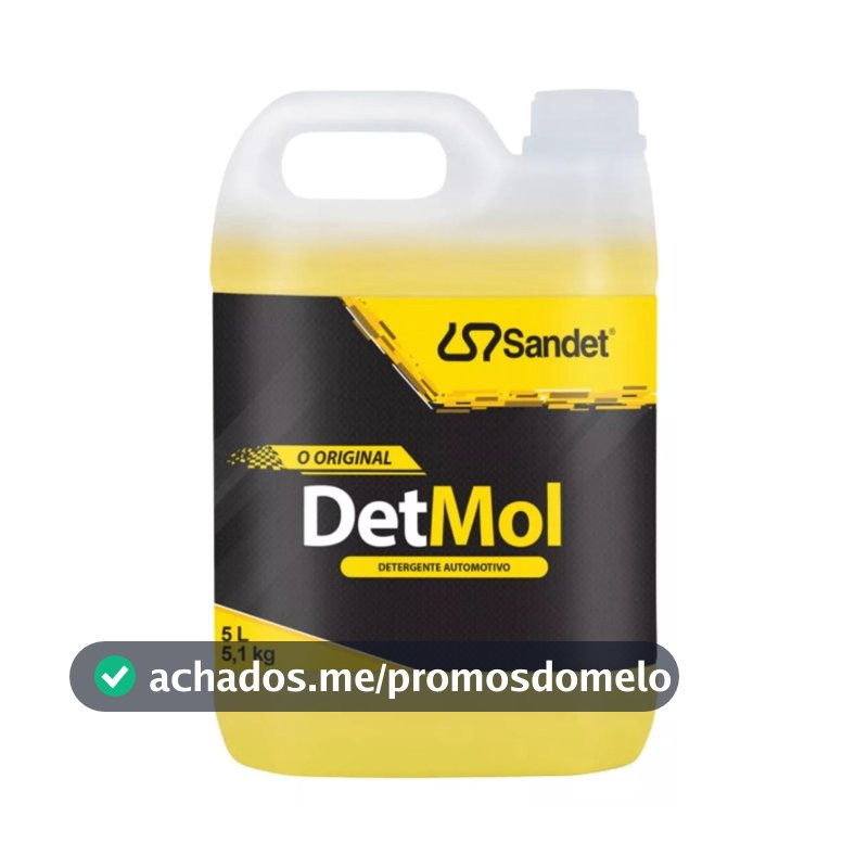 Shampoo Automotivo Lava Auto Limpeza Pesada Detmol Sandet 5l