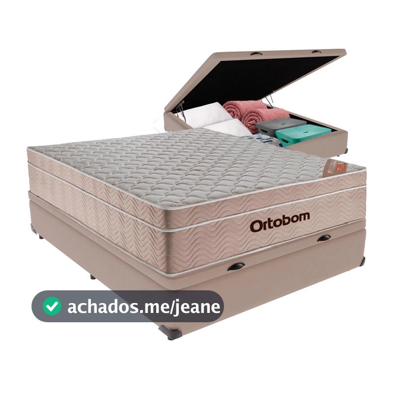Colchão Airtech Ortobom Casal Baú 138cm SpringPocket