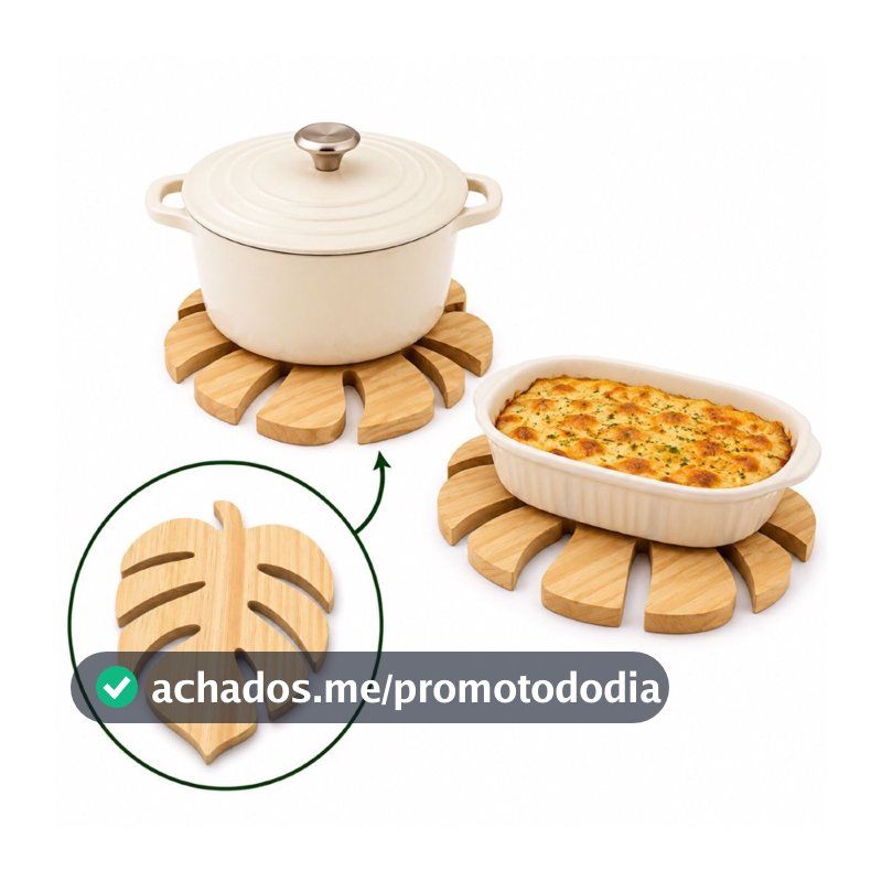kit Descanso panela travessa quente mesa posta armario de cozinha natal