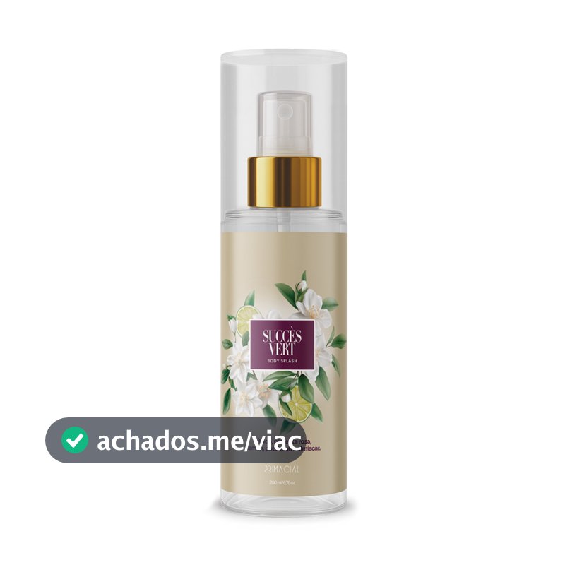 BODY SPLASH FEMININO SUCCÈS VERT 200ML - PRIMACIAL PERFUME FLORAL CITRICO