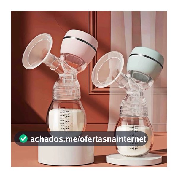 Bomba tira leite automática com sistema de armazenamento integrado.