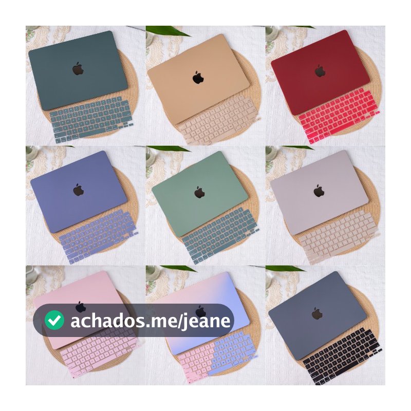 Creme Capa para Macbook Neo A3404 Air M5 M4 M3 A3240 A3113 Pro14 M5 proteção 2020 Air Pro M1 com cobertura de teclado