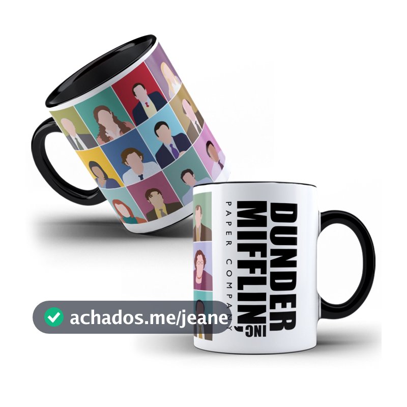 Caneca The Office Personagens Dunder Mifflin