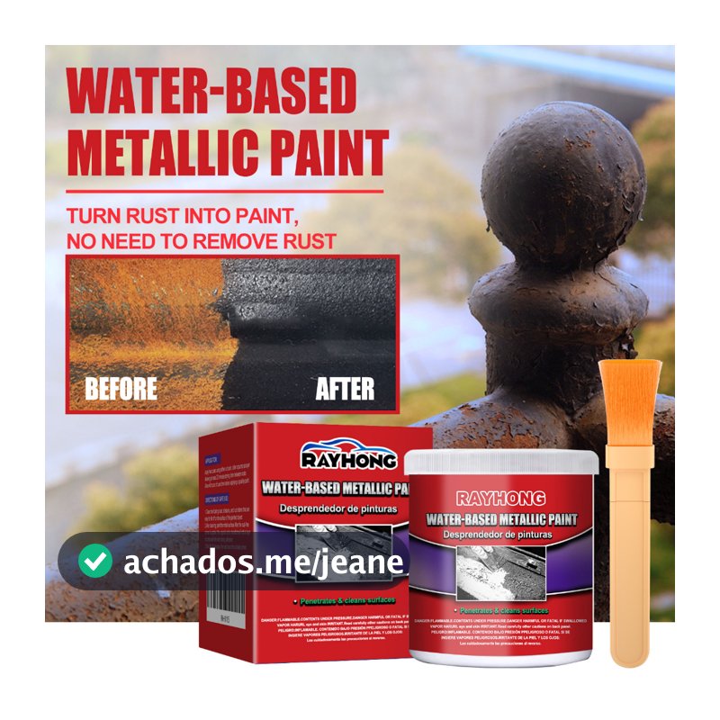 Chibel 300ml/500ml/1000ml Tinta De Ferrugem Pasta Removedor PimerA Base De Agua Protecao Corosao Prova Para Carro Soprad