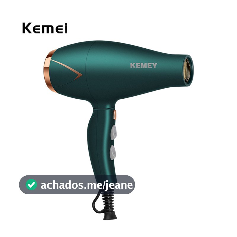 Kemei 3500W Secador De Cabelo Quente E Frio Vento Dobrável Compacto Golpe Hairdryer Styling Ferramentas Para Salão Uso Doméstico