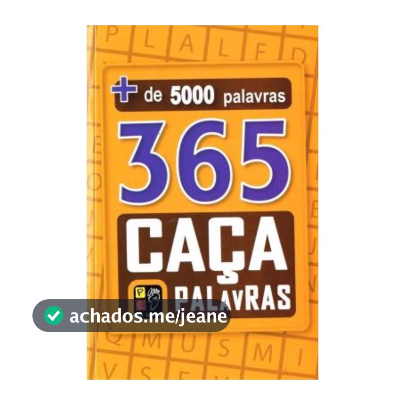 365 Caça Palavras Amarelo