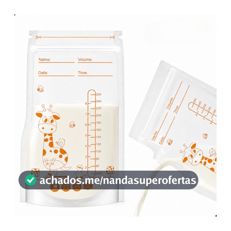 Kit De Sacos Para Leite Materno de Armazenar Saco Kit 30 250ml para Congelar leite materno
