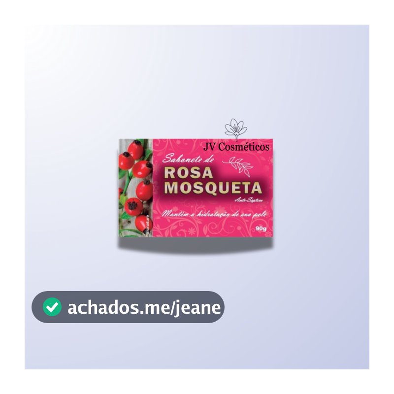 Sabonete Barra de Rosa Mosqueta 90g - Bionature