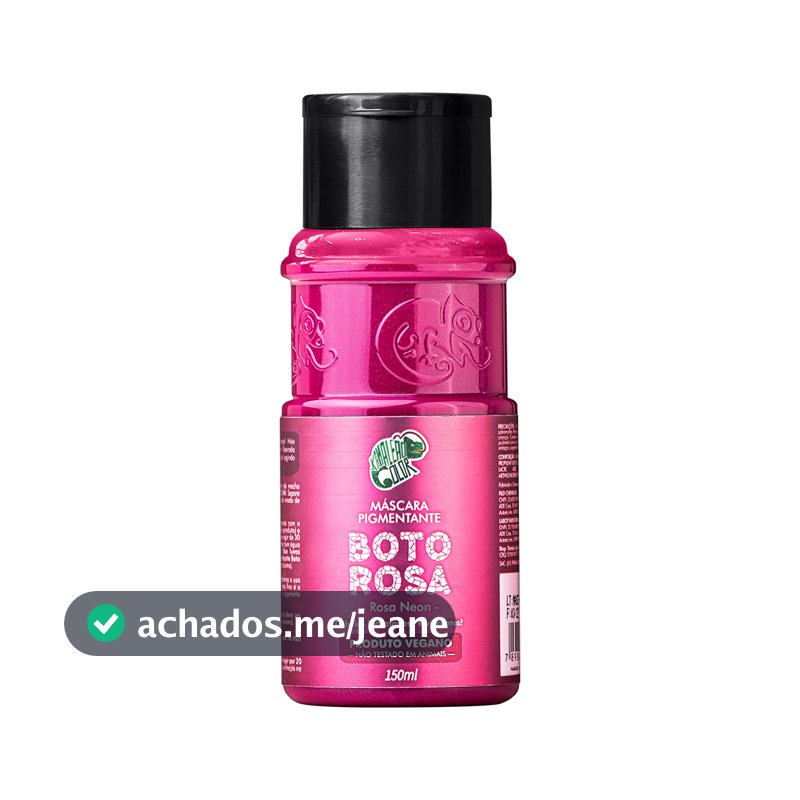 Kamaleão Color Máscara Pigmentante Boto Rosa 150ml: Fórmula Vegana Sem Amônia e Cruelty Free