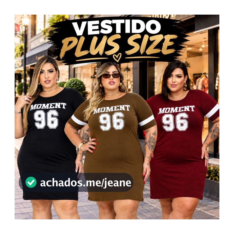 Vestido Estampado Plus Size Curve Curvy Camisão Moda Gringa Verão veste até 56 Camisetão Feminino