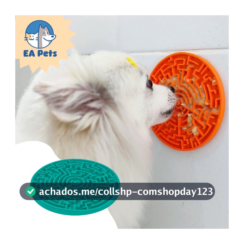 Tapete de Lamber Com Ventosas Da Pet Games Labirinto Divertido E Saudável Brinquedo Cão Cachorro