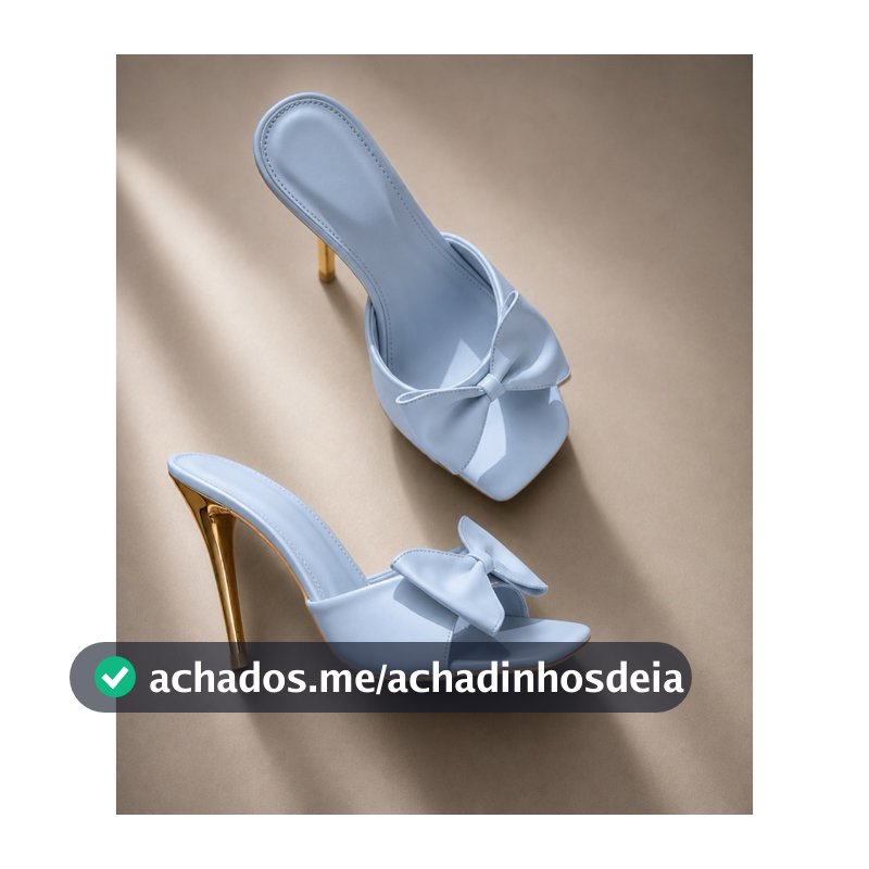 Sandália feminina delicada e sofisticada. Detalhe doirado. Numerações especiais do 30 ao 44.