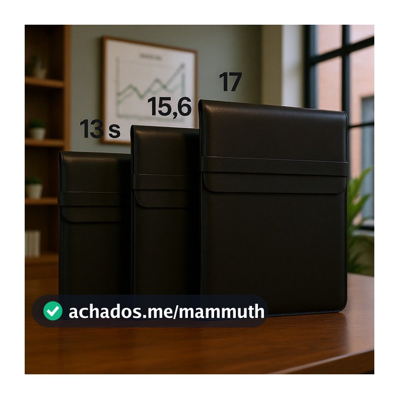 Bolsa Versátil Macbook e Notebook 13 15'6 17 Compartimento Seguro Garantido