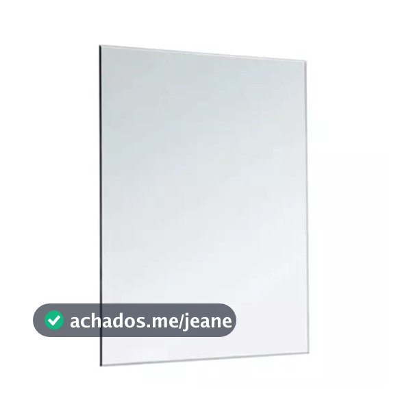 Espelho Decorativo Retangular 60X40cm Ladipado 4mm Sala Banheiro