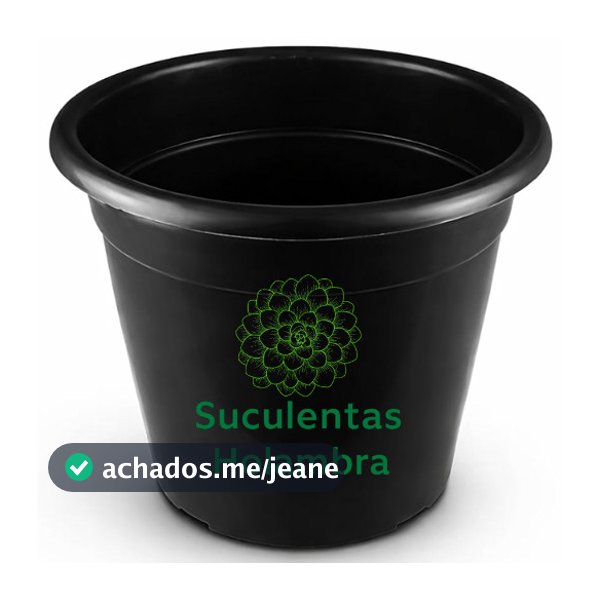 Kit 10 Vasos Redondos Preto Terracota Marrom M 5.5 L Horta Planta Casa Jardim Mudas