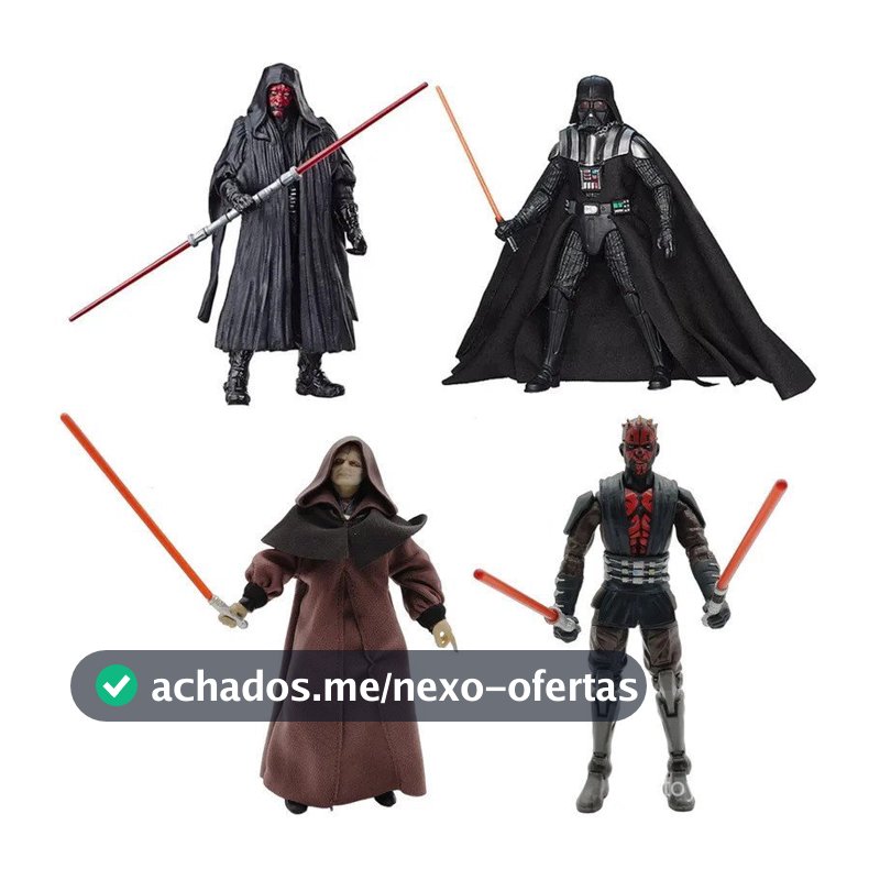 Darth Vader, Darth Maul, DARTH SIDIOUS, Figuras de Ação Articuladas, Brinquedos Colecionáveis, Modelo em PVC, Presente 3